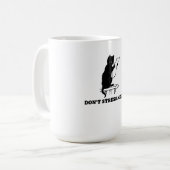 Keine Stress Katze Kaffeetasse (Vorderseite Links)