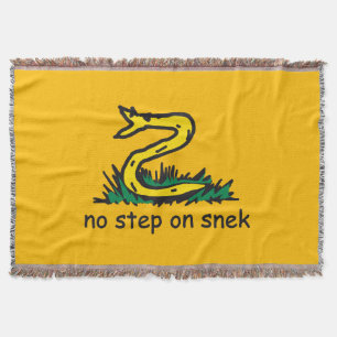 Keine Stufe auf Snek-Meme Gadsden-Parodie SnekRigh Decke
