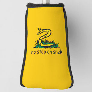 Keine Stufe auf Snek-Memes Gadsden-Parodie SnekRig Golf Headcover