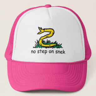 Keine Stufe für Snek-Memes Gadsden-Slange Rechts g Truckerkappe