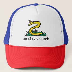 Keine Stufe für Snek-Memes Gadsden-Slange Rechts g Truckerkappe