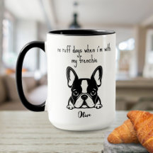 Keine stürmischen Tage mit meinem Frenchie Schwarz