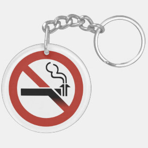 Keine Subduktion der Logo-Akrylenkette Schlüsselanhänger