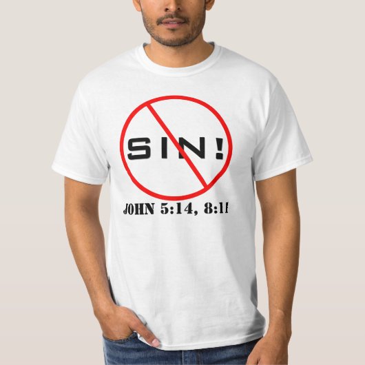 Keine Sünde! Evangelism-T - Shirt (Vorderseite)