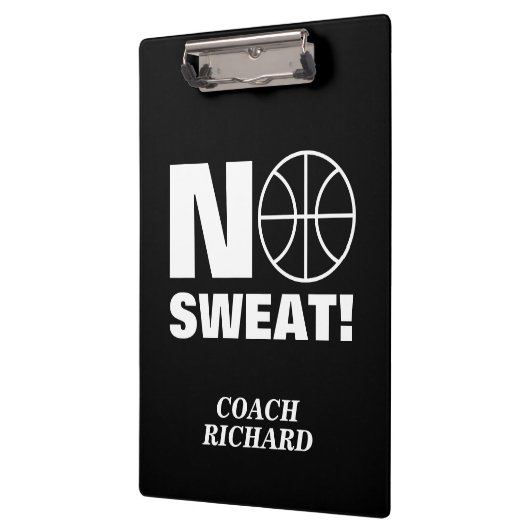 Keine Sweat-Sport-Zwischenablage für Basketballtra Klemmbrett (Links)