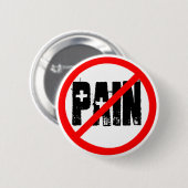 Keine Symbolkopie, Schmerz Button (Vorne & Hinten)