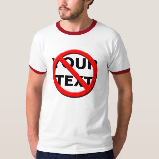 Keine Symbolvorlage Mens Ringer-T - Shirt
