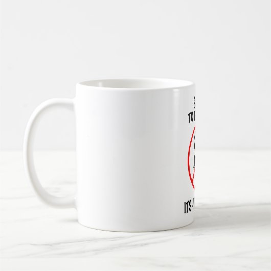 Keine T-Aufbauschung Tee-Tasse Kaffeetasse (Links)