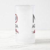 Keine Tagesordnungs-Party-Tasse Mattglas Bierglas (Mittel)