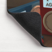 Keine Tagesordnungs-Show Mousepad (Ecke)