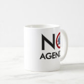Keine Tagesordnungs-Show-Tasse Kaffeetasse (VorderseiteRechts)
