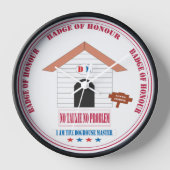 Keine Talkie, kein Problem Doghouse Master Design. Uhr (Vorderseite)