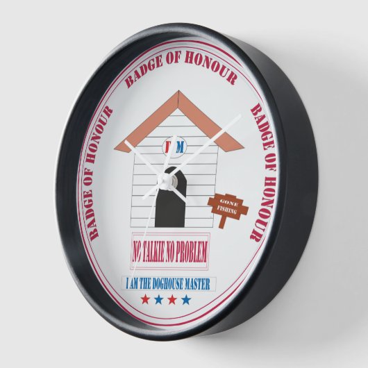 Keine Talkie, kein Problem Doghouse Master Design. Uhr (Winkel)