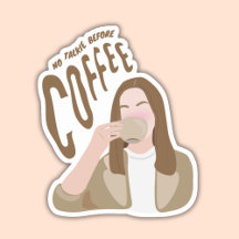 Keine Talkie vor Kaffee