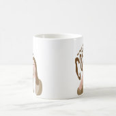 Keine Talkie vor Kaffee Kaffeetasse (Mittel)