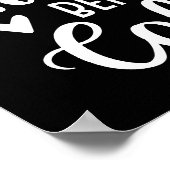 Keine Talkie vor Kaffee Poster (Ecke)