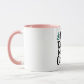 Keine Talkie vor Kaffee T - Shirt Tasse (Links)