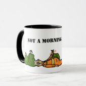 Keine Tasse eines Morgenmensch (Vorderseite Links)