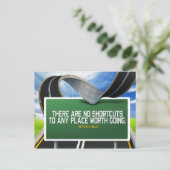 Keine Tastenkombinationen inspirieren Postkarte (Stehend Vorderseite)