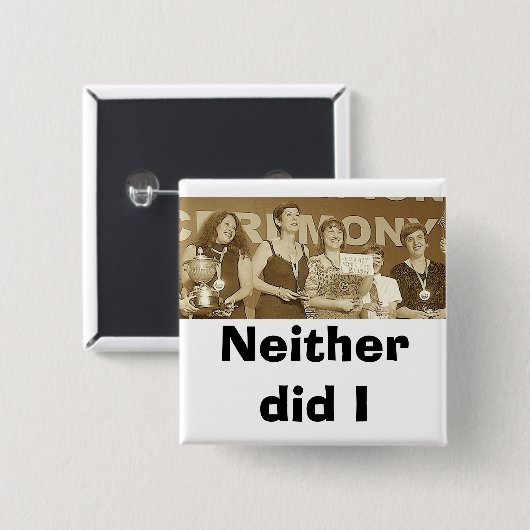 Keine taten I (Sepia) Button (Vorne & Hinten)