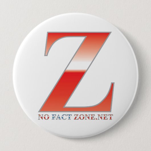 Keine Tatsachen-Zone - Zoner Knopf Button (Vorderseite)
