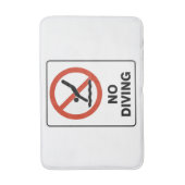 Keine Tauchbadmatte Badematte (Vorderseite Vertikal)