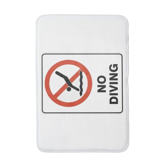 Keine Tauchbadmatte Badematte (Vorderseite Vertikal)