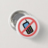 Keine Telefone! Button (Vorne & Hinten)