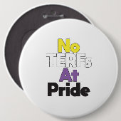 Keine TERFs beim Pride Button (Vorne & Hinten)
