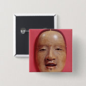 Keine Theatermaske Button (Vorne & Hinten)