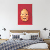 Keine Theatermaske Leinwanddruck (Insitu (Schlafzimmer))