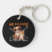 Keine Tierschutzrechtsauslegung Schlüsselanhänger (Rückseite)