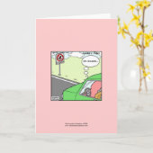 Keine Tintenfisch Zone Unglaublich witzig Cartoon  Karte (Gelbe Blume)