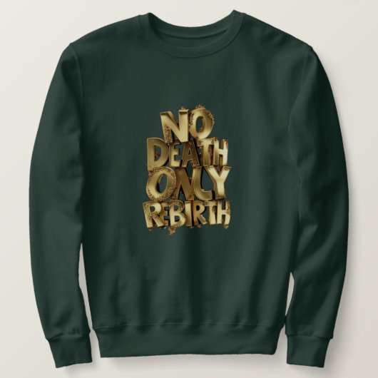 Keine Tod, nur Wiedergeburt MENS BASIC SWEATSHIRT (Design vorne)