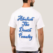 Keine Todesstrafe T-Shirt (Rückseite)