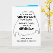 Keine todos los superhéroes usan capas. karte (Gelbe Blume)