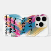 Keine Touch Case-Mate iPhone Hülle (Rückseite (Horizontal))