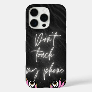 Keine Touch für mein Telefon - Black Aesthetic Pho iPhone 16 Pro Hülle
