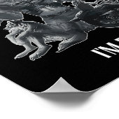 Keine Touch, ich bin beim Design von Wolfs Poster (Ecke)