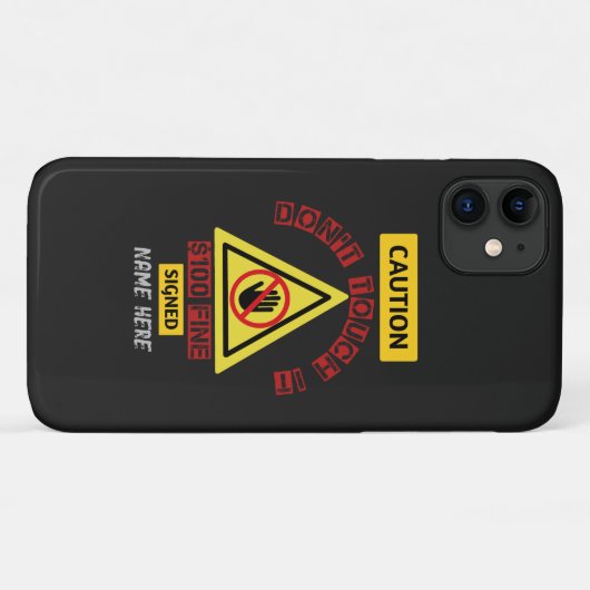 Keine Touch iPhone/iPad Gehäuse Case-Mate iPhone Hülle (Rückseite (Horizontal))