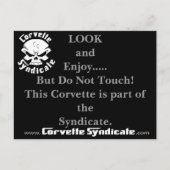 Keine Touch Postkarte (Vorderseite)