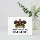 Keine Touch Postkarte (Stehend Vorderseite)