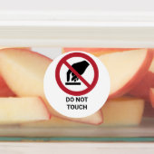 Keine Touch, Verbotszeichen Etiketten (Befestigt)