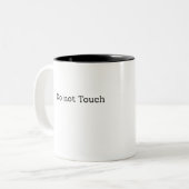 Keine Touch Zweifarbige Tasse (Vorderseite Links)
