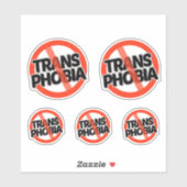 Keine Transphobie Aufkleber (Blatt)
