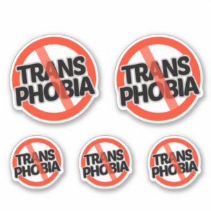 Keine Transphobie Aufkleber