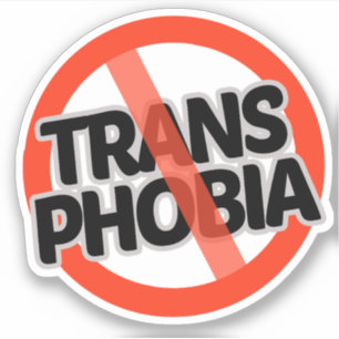 Keine Transphobie Aufkleber