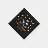 Keine Tricks nur Leckereien Candy Mais Halloween Serviette (Ecke)