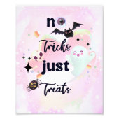 Keine Tricks nur Leckereien Fotodruck (Vorne)