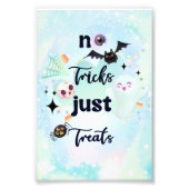 Keine Tricks nur Leckereien Fotodruck (Vorne)